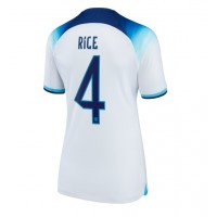 Zenski Nogometni Dres Engleska Declan Rice #4 Domaci SP 2022 Kratak Rukav